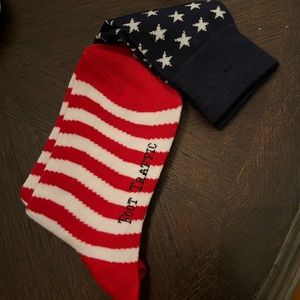 Foot Traffic Stars and Stripes knee hi socks